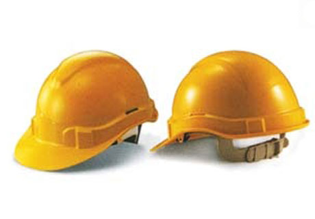 Helmet with adjustable Plastic headband